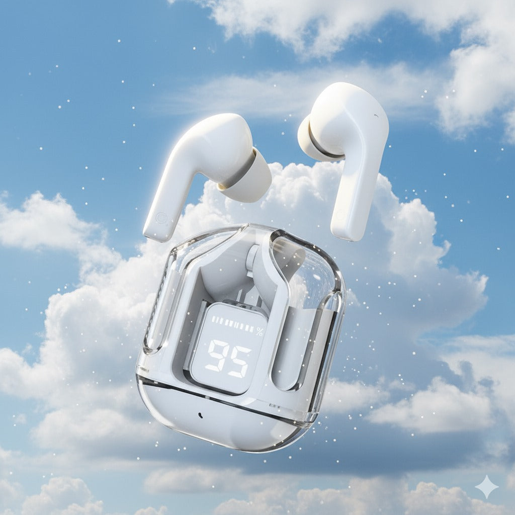 Sound Pro TWS Wireless Earbuds with LED Display & Waterproof Case