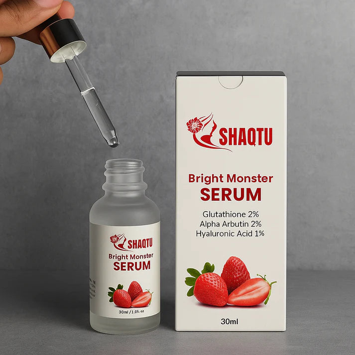Bright Monster Serum - with Glutathione, Alpha Arbutin & Hyaluronic Acid