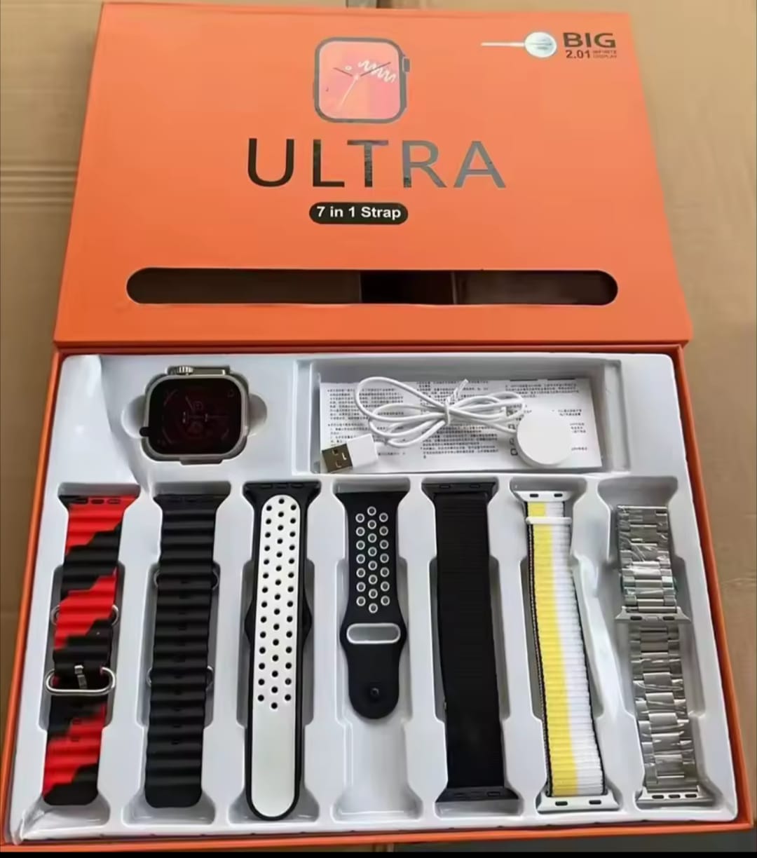 AirPods Pro 2 + Ultra 7-in-1 Smartwatch Combo | Premium Sound &amp; Style Deal